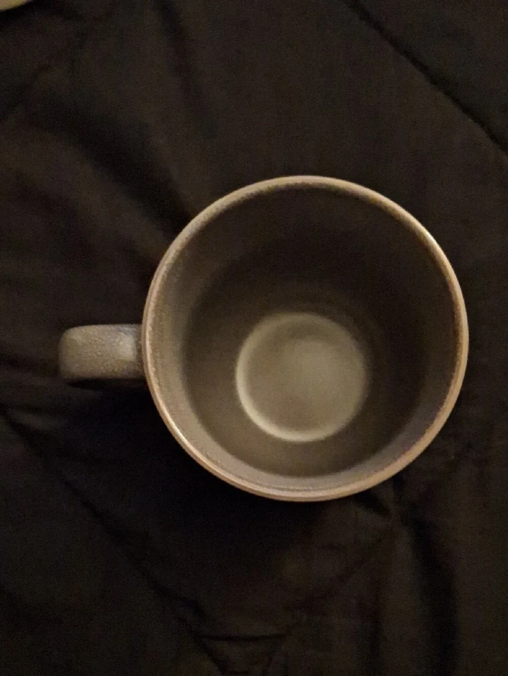 Stoneware Mug with Speckled Gray Glaze